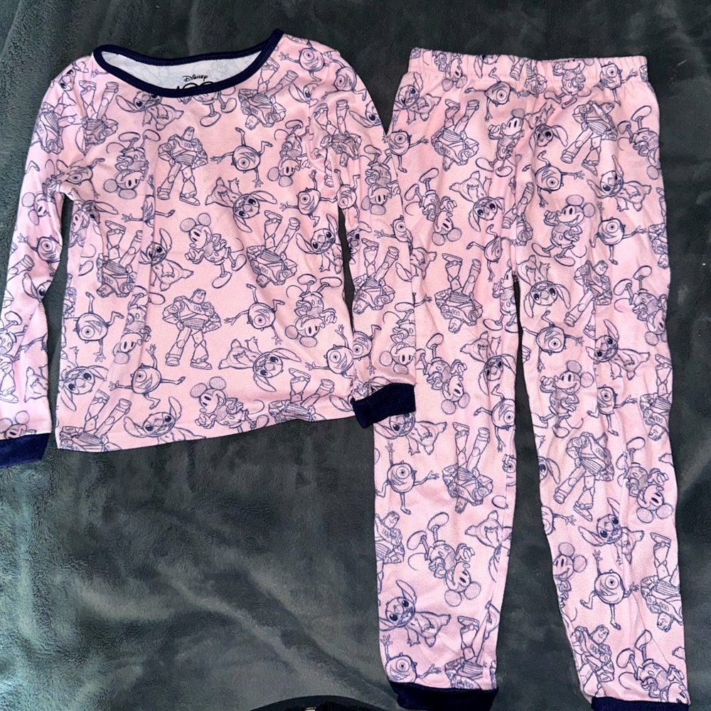 Disney 100 toddler pj set